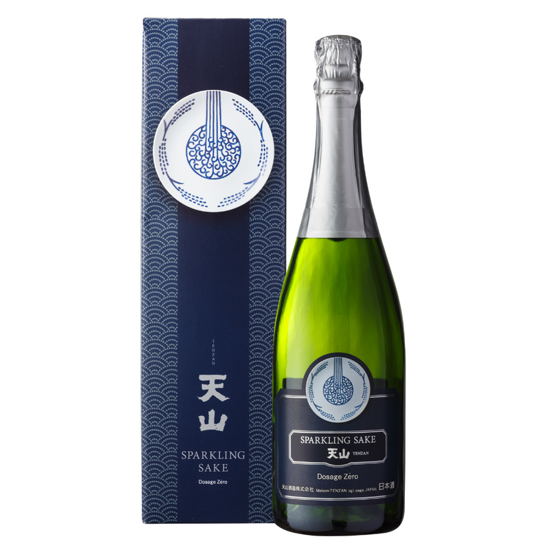 TENZAN Sparkling Dosage Zero Japanese Sake Bottle 750ml